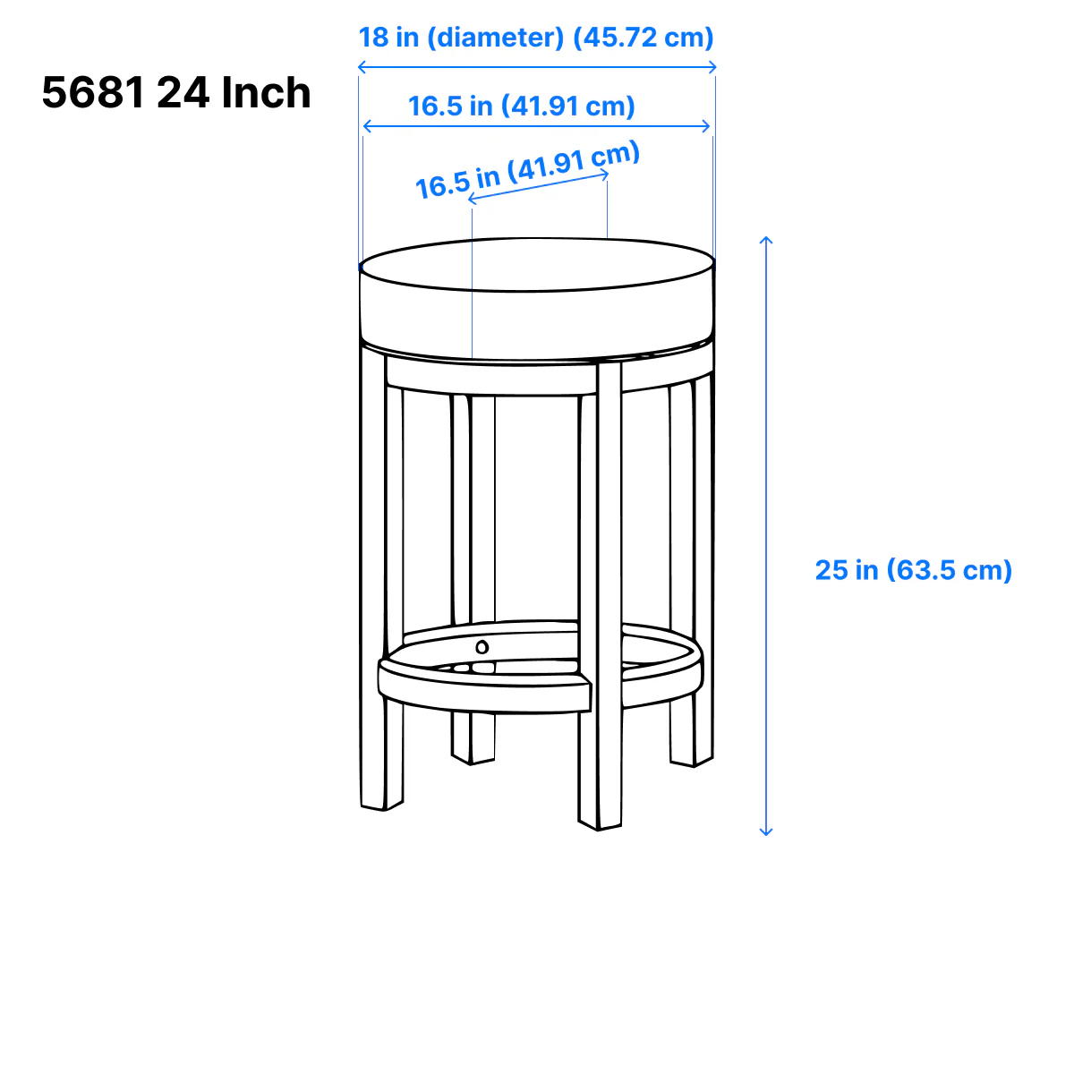 Westby Counter Stool - Brown - Set of Two - Image 5