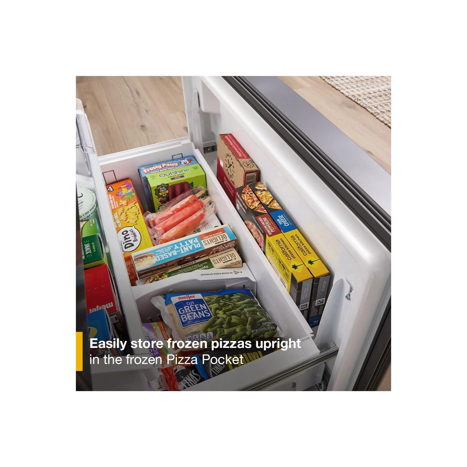 Whirlpool 36" 23 Cu. Ft. Black Stainless Steel Counter Depth French Door Refrigerator - WRFC5036RV - Image 11