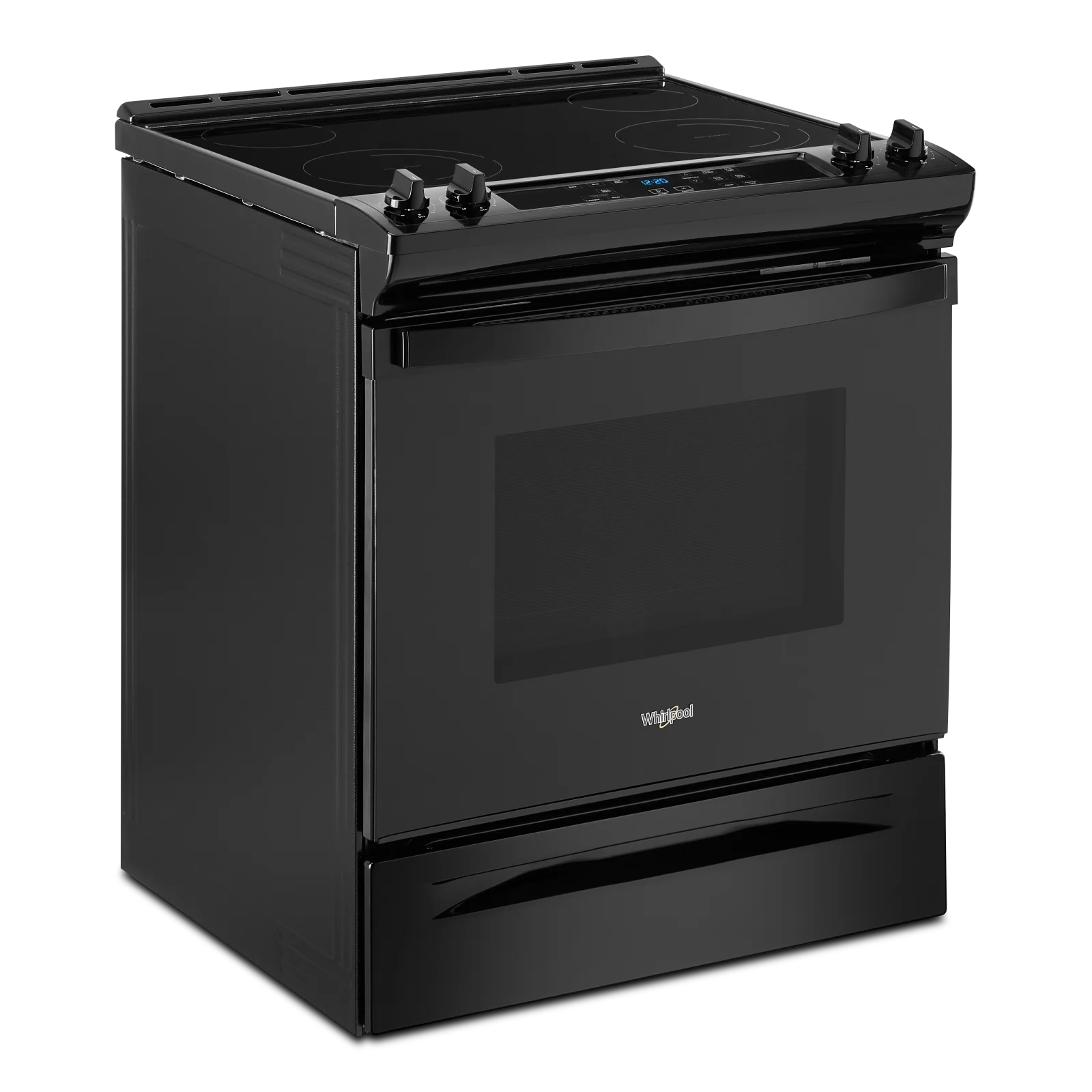 Whirlpool Black Electric Range with Frozen Bake Technology (4.8 Cu.Ft) - YWEE515S0LB - Image 2