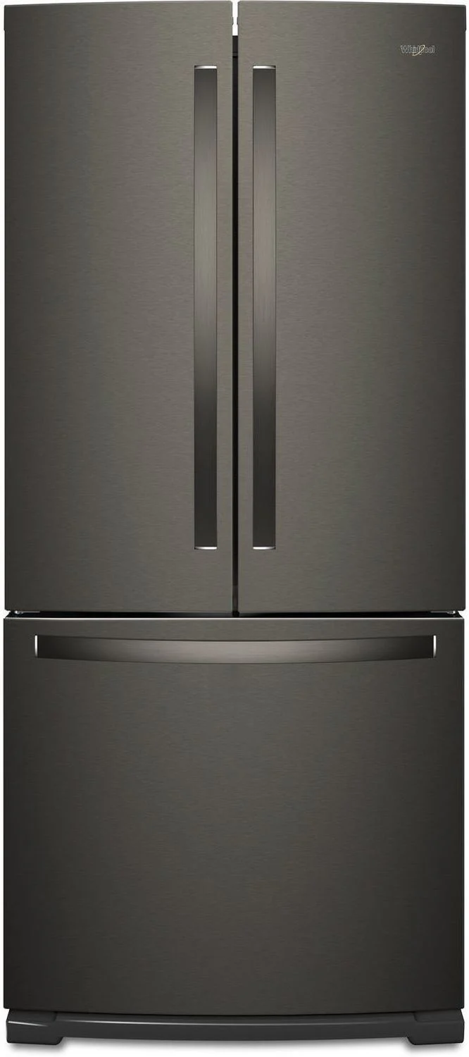 Whirlpool Black Stainless Steel French Door Refrigerator (20 Cu. Ft.) - WRF560SFHV