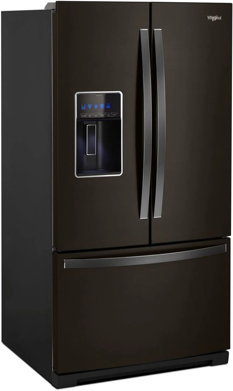 Whirlpool Black Stainless Steel French Door Refrigerator (27 Cu. Ft.) - WRF767SDHV - Image 3