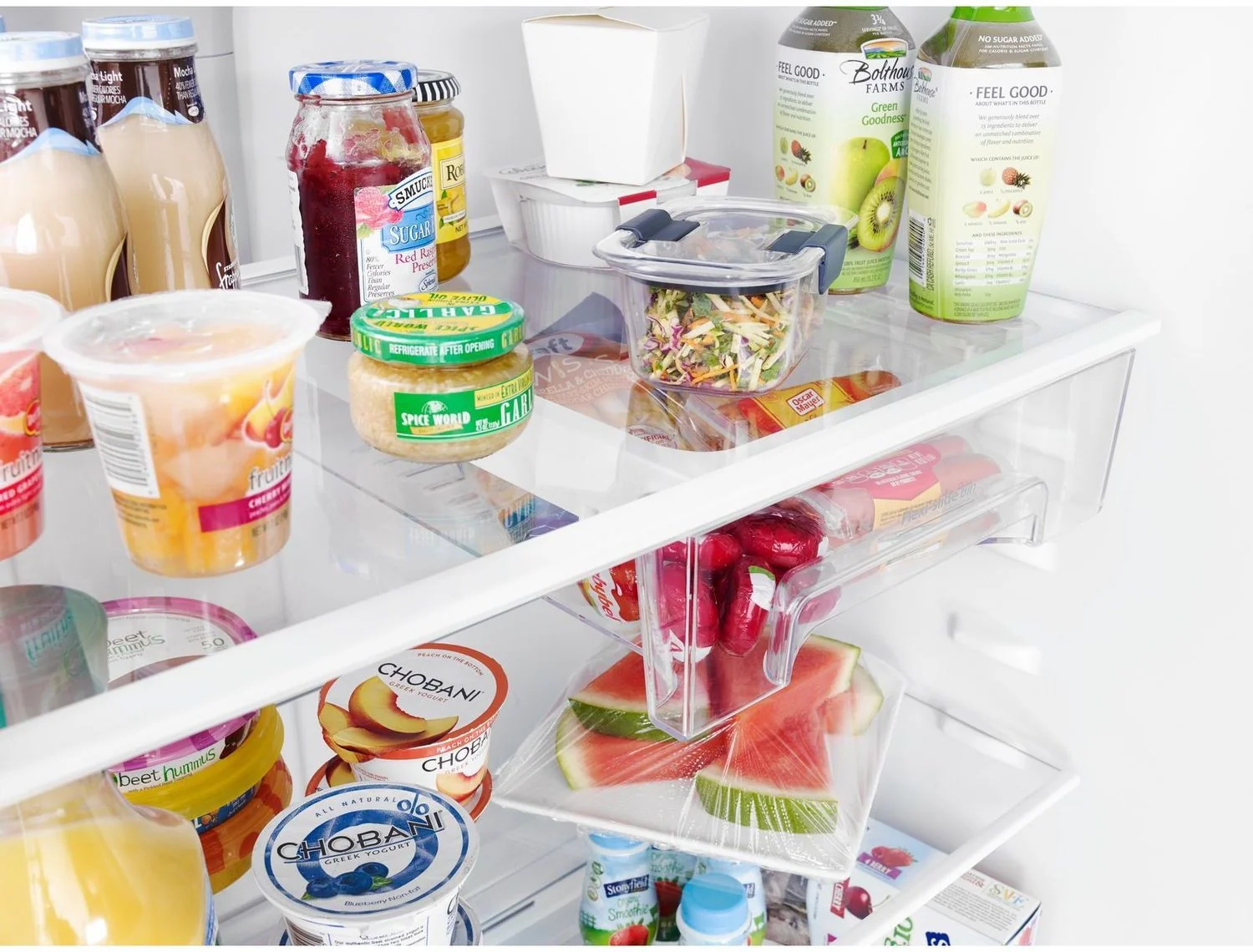 Whirlpool 32.8" 21 Cu. Ft. Stainless Steel Top-Freezer Refrigerator - WRT541SZDZ - Image 5