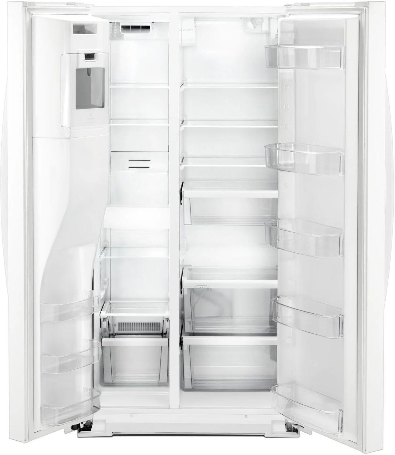 Whirlpool White Counter-Depth Side-by-Side Refrigerator (21 Cu. Ft.) - WRS571CIHW - Image 2