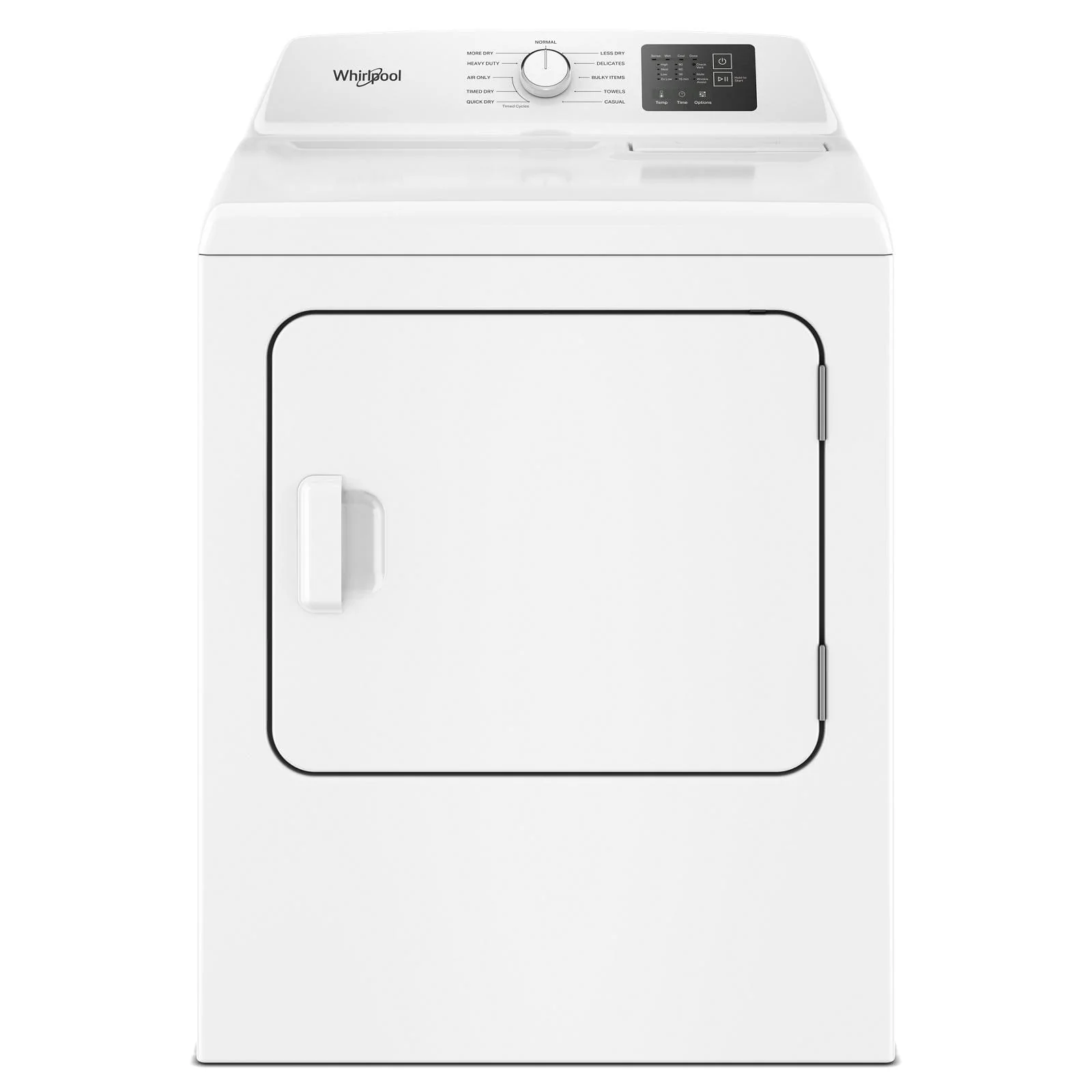 Whirlpool White Electric Dryer (7.0 Cu. Ft.) with Adaptive Dry - YWED4105SW - Image 2