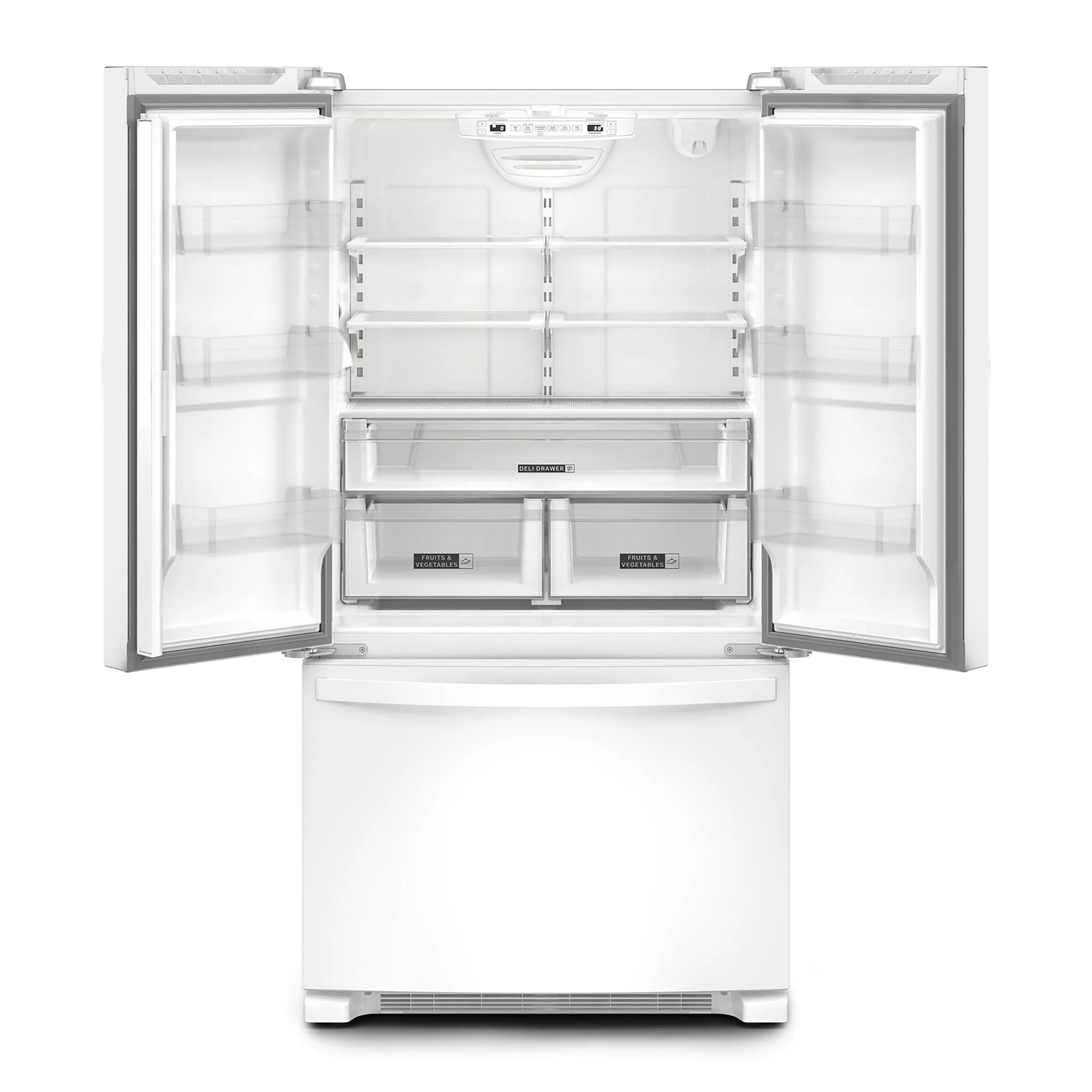 Whirlpool 35.75" 20 Cu. Ft. White French Door Refrigerator - WRFC2036RW - Image 3