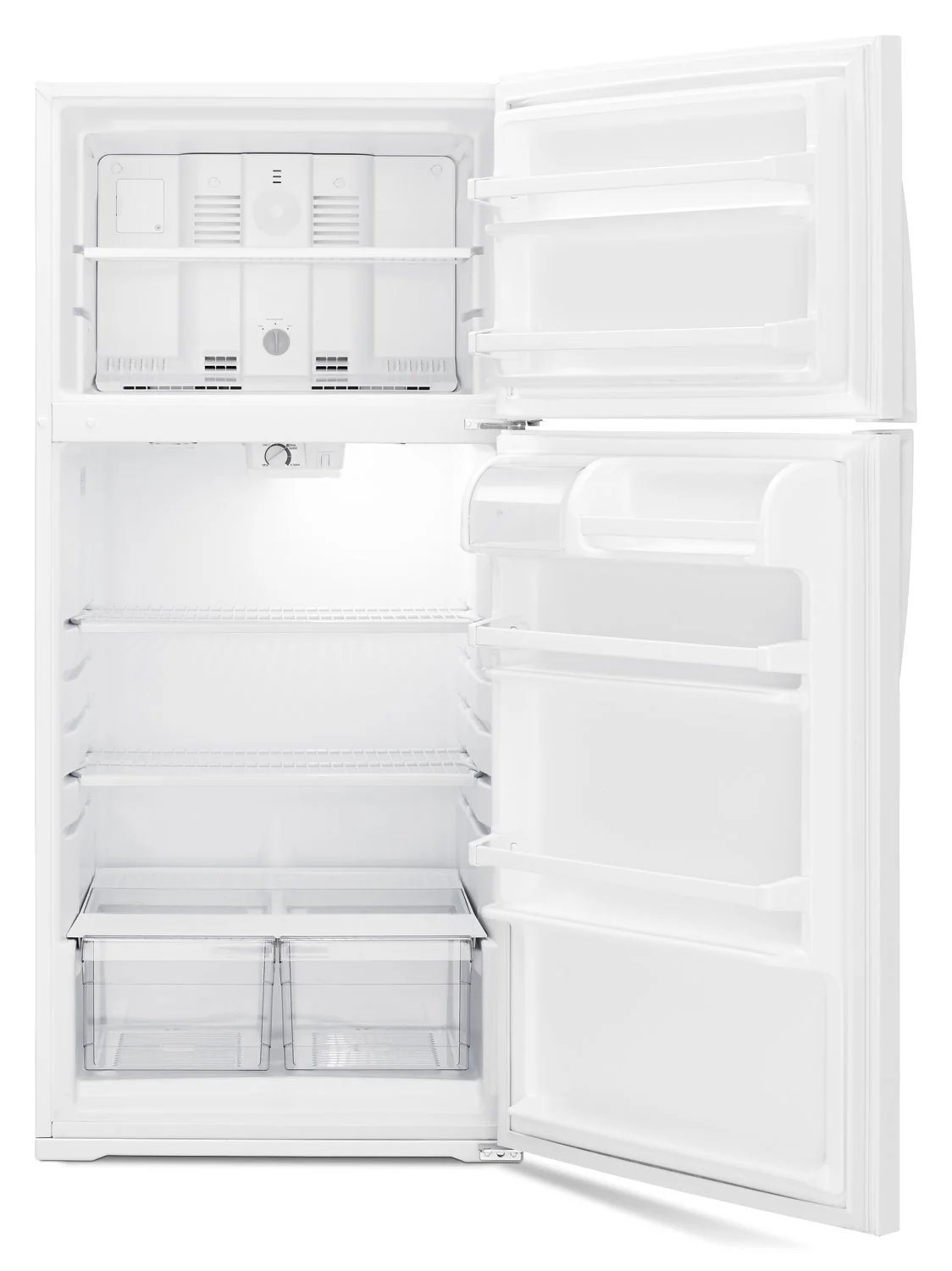 Whirlpool 28" 14.3 Cu. Ft. White Top-Freezer Refrigerator - WRT134TFDW - Image 4
