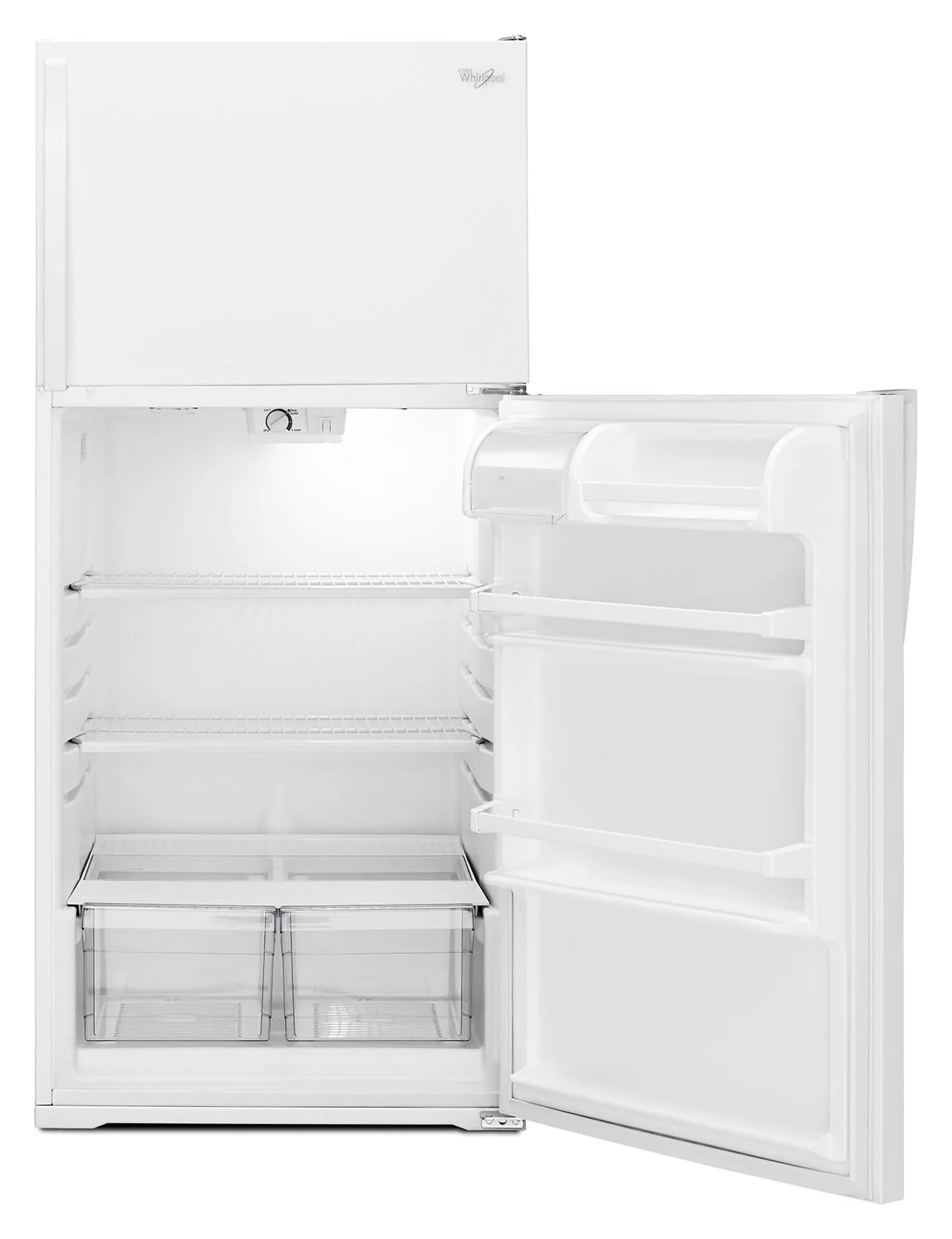 Whirlpool 28" 14.3 Cu. Ft. White Top-Freezer Refrigerator - WRT134TFDW - Image 6