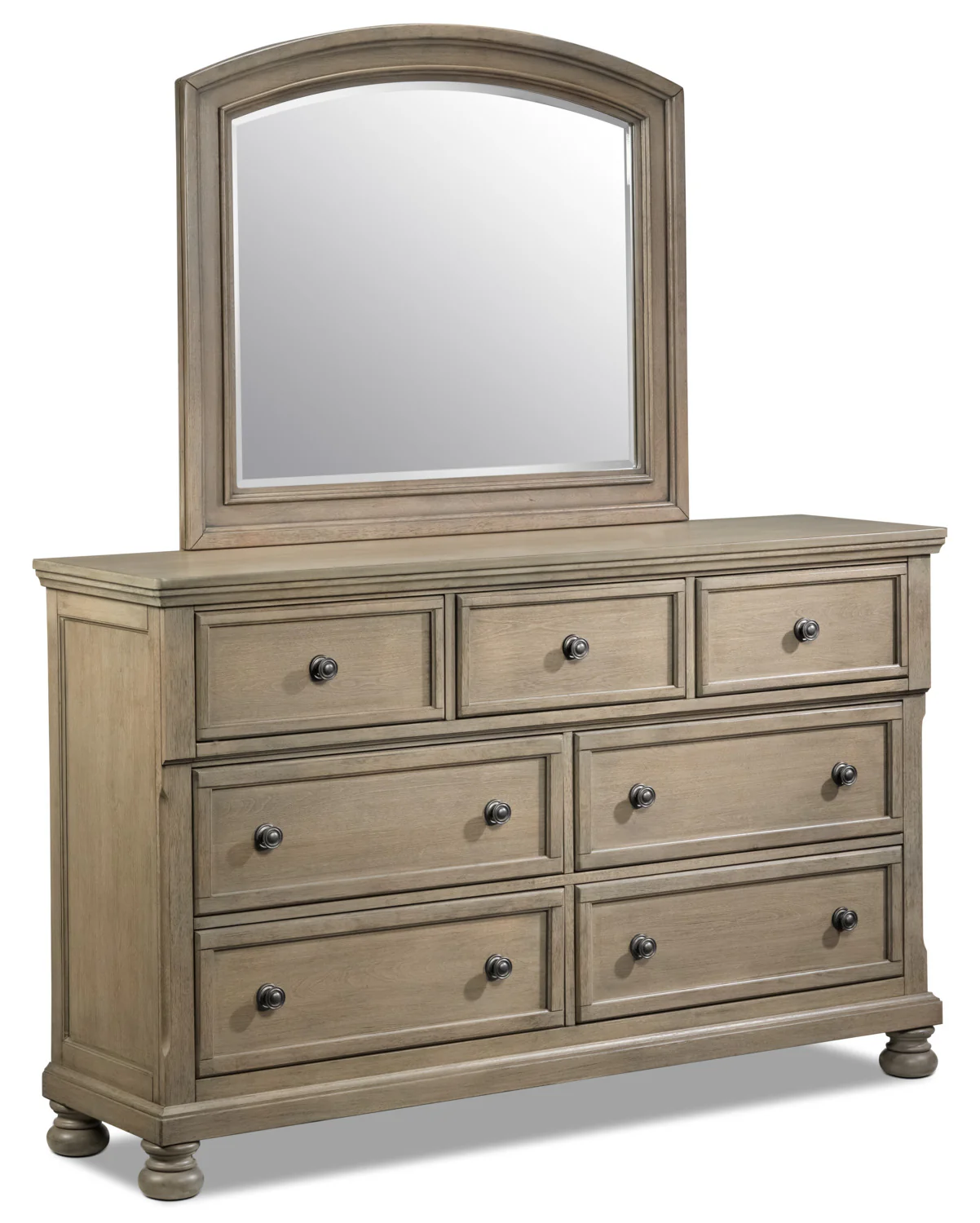Windchester 6-Piece King Storage Bedroom Package - Grey - Image 4
