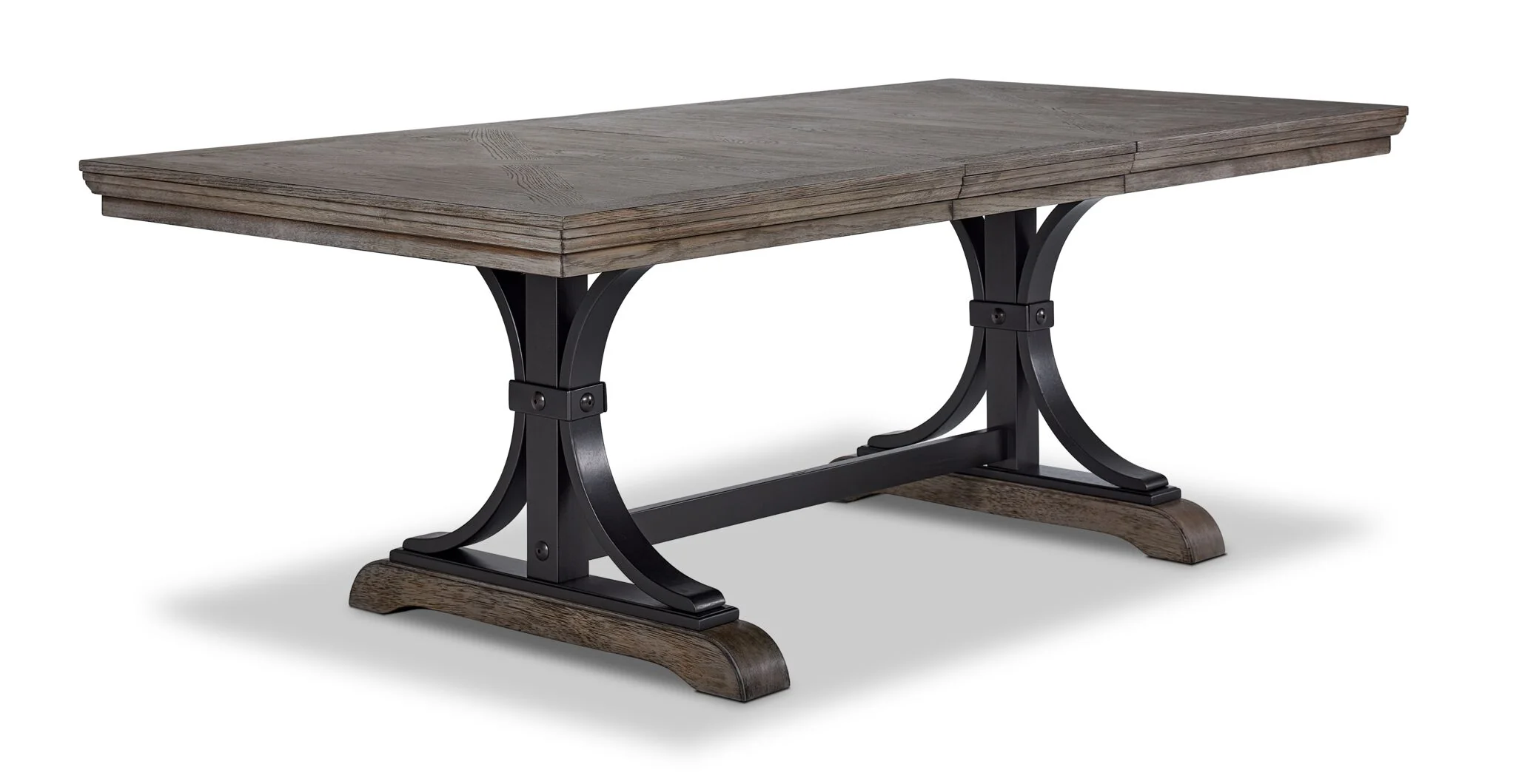 Yorkshire 7 - Piece Extendable Dining set - Warm Grey - Image 3