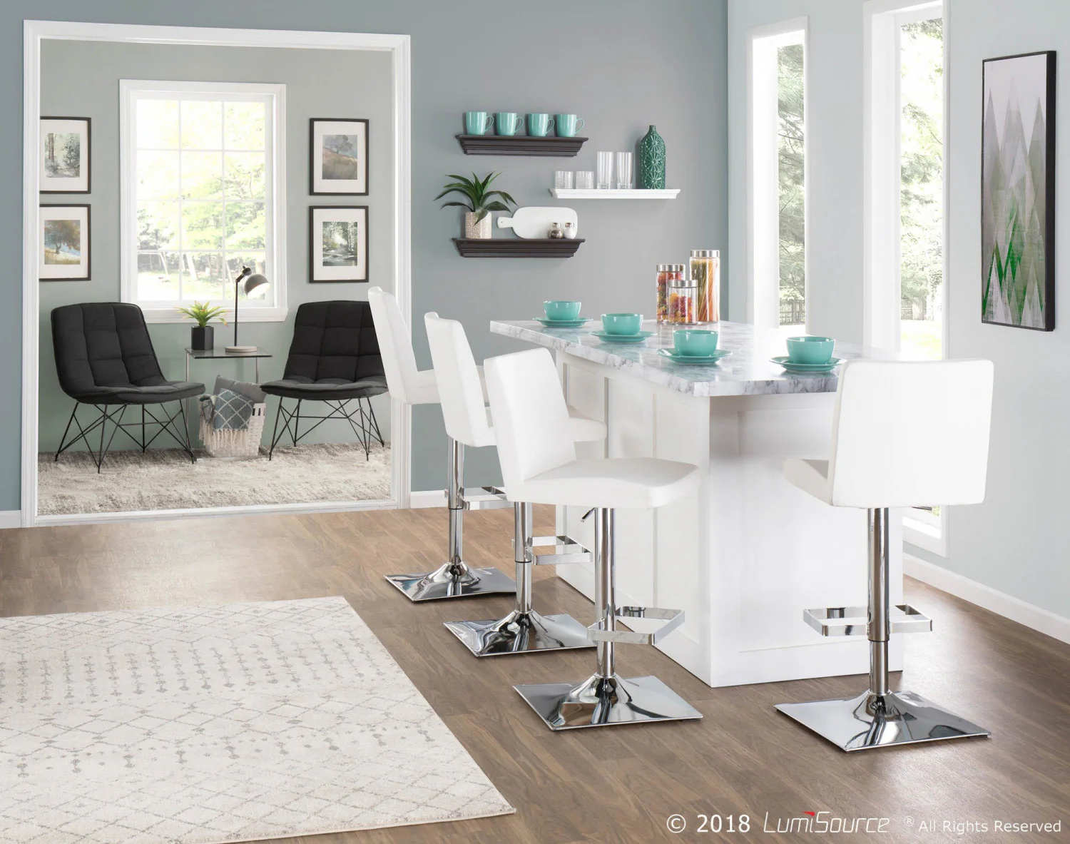 Zenn 15.75" Accent Table - Stainless Steel - Image 2