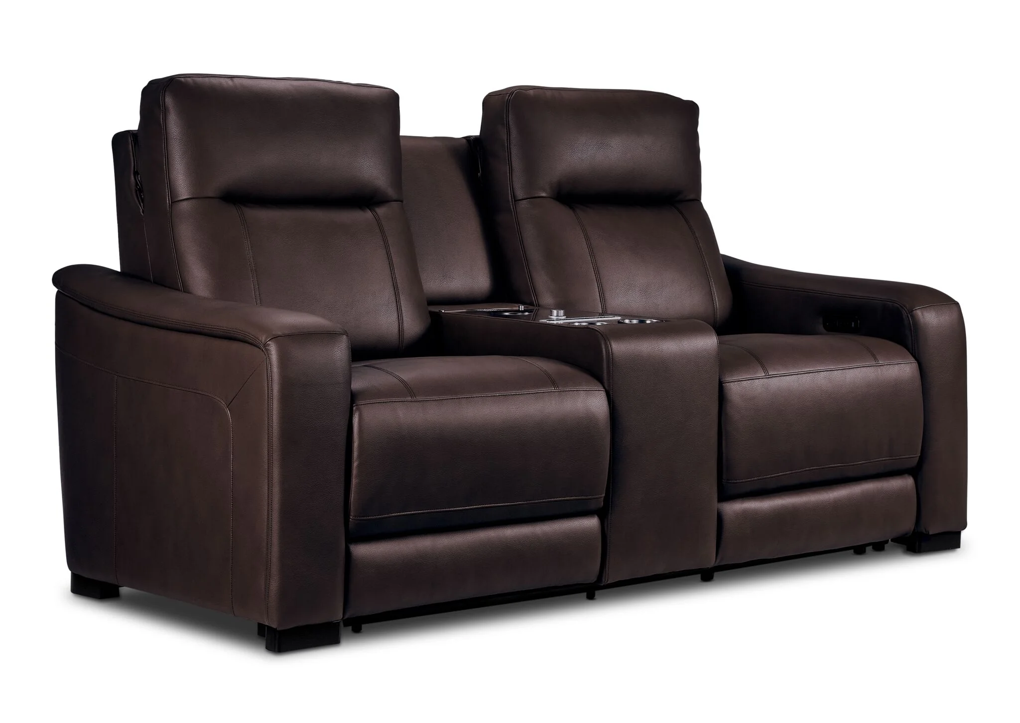 In Harmony - Zeppelin Power Reclining Sofa, Loveseat and Recliner Set - Brown - Image 4