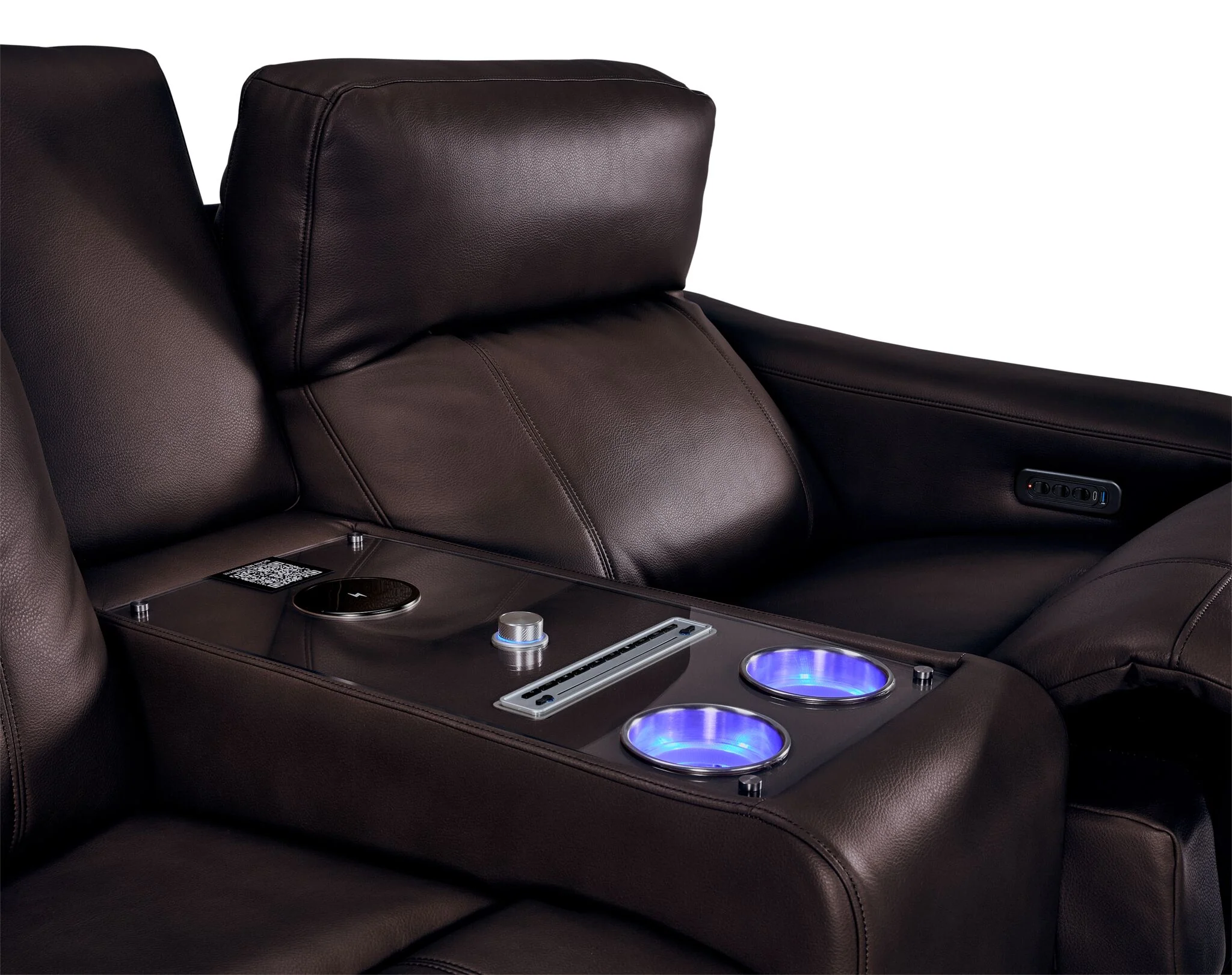 In Harmony - Zeppelin Power Reclining Sofa, Loveseat and Recliner Set - Brown - Image 10