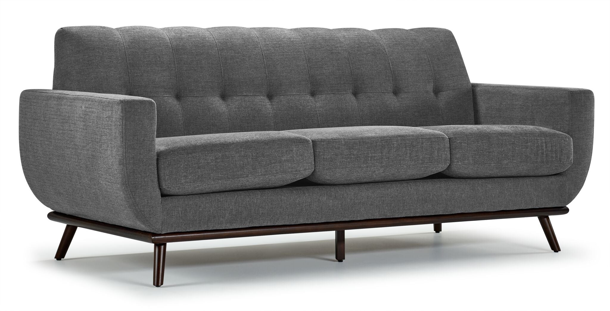 Ziva Sofa and Loveseat Set - Grey - Image 2